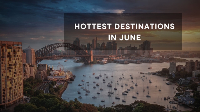 Hottest destinations in June